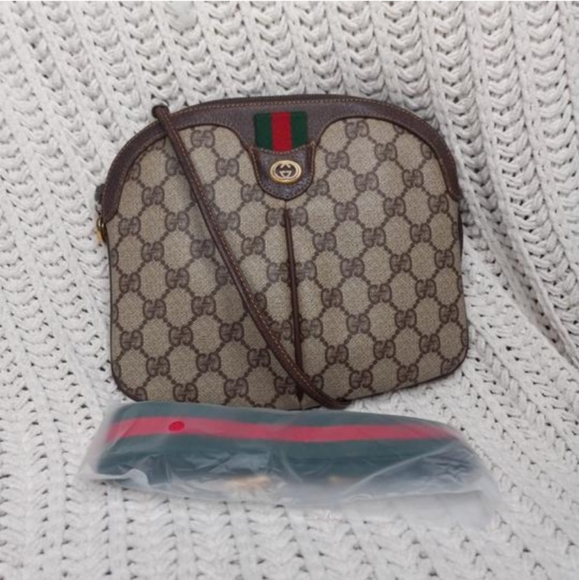 Authentic Vintage Gucci GG Monogram Supreme Ophidia Clutch Fanny Bum Waist Belt - Picture 3 of 11